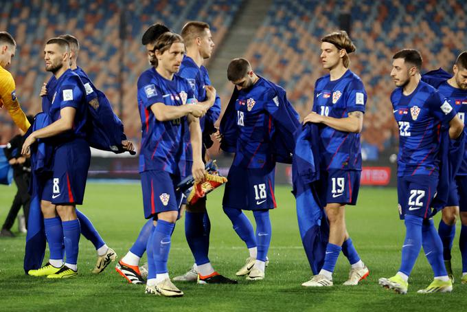 Hrvaški kapetan Luka Modrić je zbral že 173. nastop v državnem dresu. | Foto: Reuters