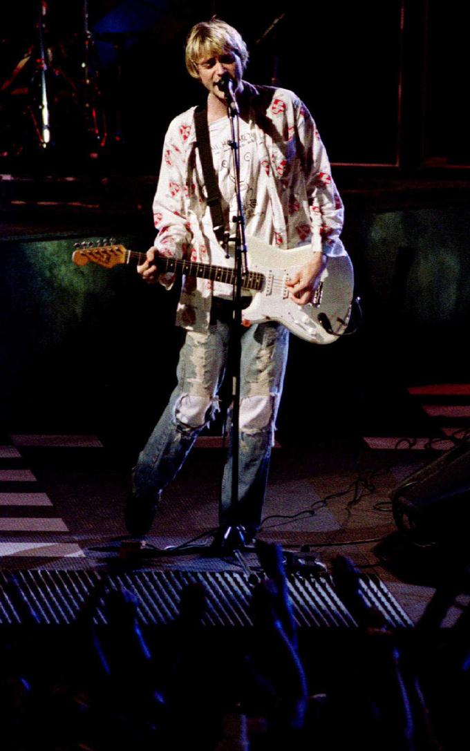 Kurt Cobain je logotip oblikoval leta 1991. | Foto: Reuters