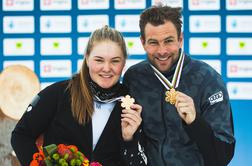 Ruska najstnica in avstrijski veteran sta nova svetovna prvaka, polom Slovencev na domačem SP