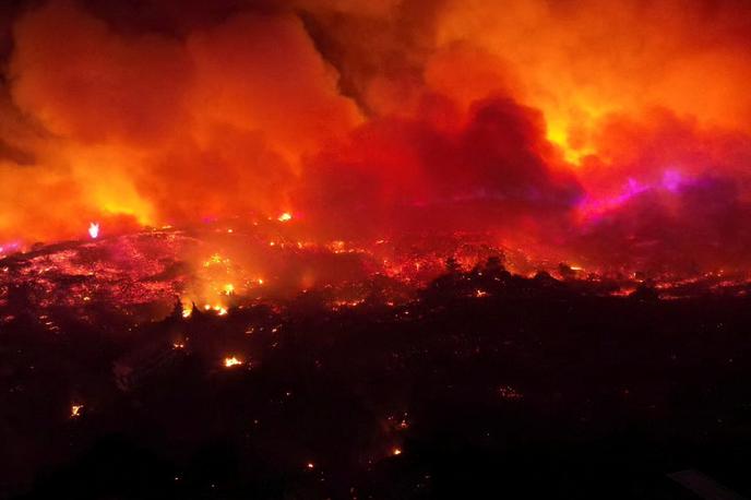 požar na Rodosu v Grčiji | Tudi na otoku Rodos so zaradi divjanja požarov potekale obsežne evakuacije. | Foto Reuters