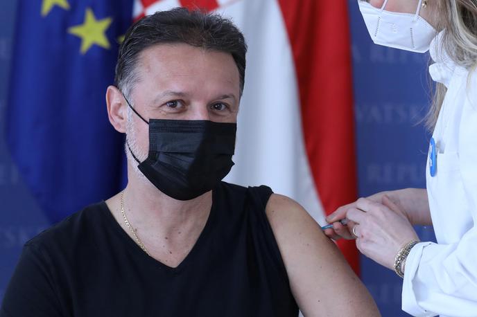 Gordan Jandroković | Predsednik hrvaškega parlamenta Gordan Jandroković marca letos, ko so ga cepili proti covid-19. | Foto Reuters