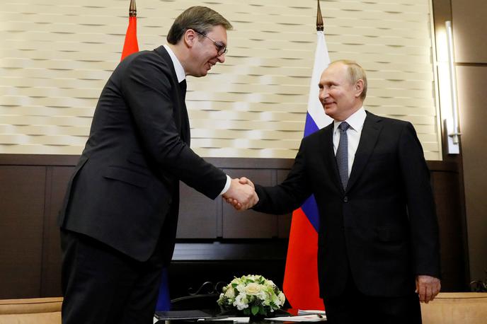 vučić | Srbski predsednik Aleksandar Vučić in ruski predsednik Vladimir Putin | Foto Reuters