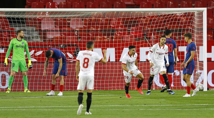 Kapetan Atletica Koke je prepričan, da bi moral biti zadetek Seville razveljavljen. | Foto: Reuters