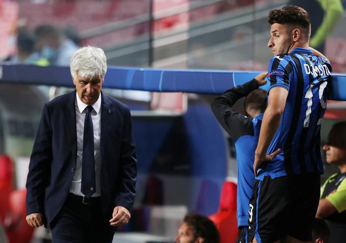 Gian Piero Gasperini je bil po bolečem porazu ponosen na varovance. | Foto: Reuters
