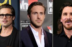 Brad Pitt, Ryan Gosling in Christian Bale skupaj na velikem platnu