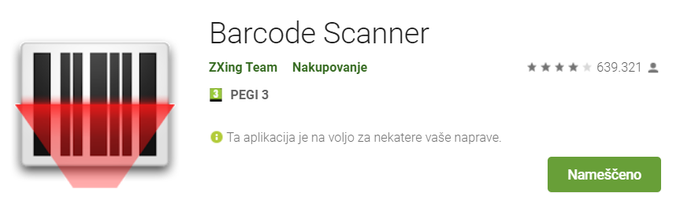 Barcode Scanner | Foto: Matic Tomšič