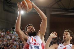 Hud udarec za Špance ob začetku priprav na EuroBasket