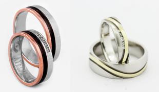 Poročni prstani, ki bodo posebni vse življenje