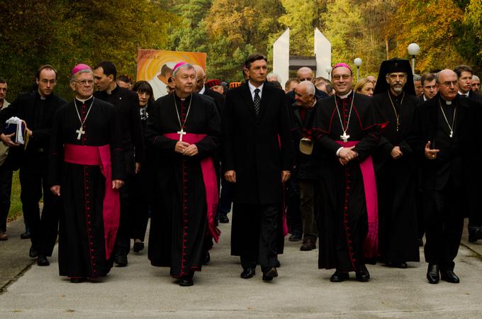 Prisotni so bili tudi hrvaški cerkveni dostojanstveniki. | Foto: Matjaž Vertuš