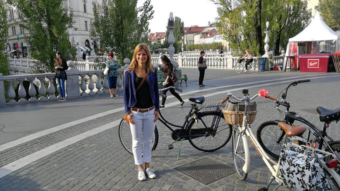 Lea Ružič je nova predsednica Ljubljanske kolesarske mreže. | Foto: Daniel Fazlić