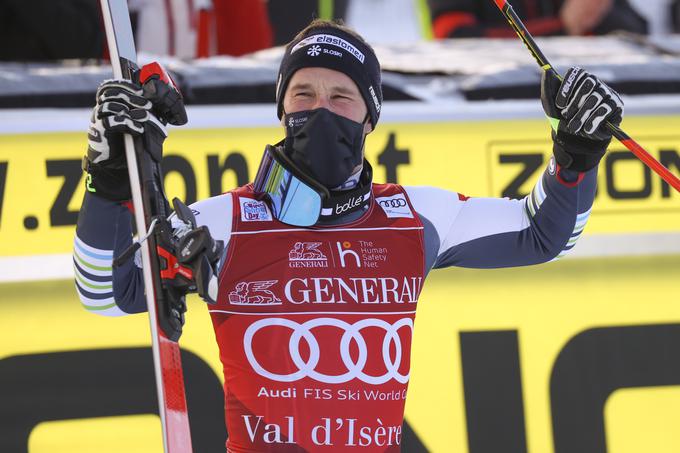 Martin Čater je 13. decembra lani zmagal na smuku v Val d'Iserju. | Foto: Guliverimage/Vladimir Fedorenko
