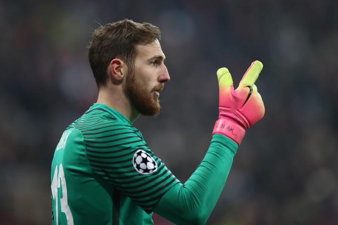 Prvi vratar slovenske reprezentance Jan Oblak se vrača po operaciji rame. | Foto: Getty Images