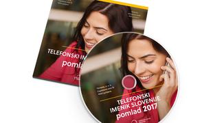 Izšel je Telefonski imenik Slovenije pomlad 2017 na DVD-ju