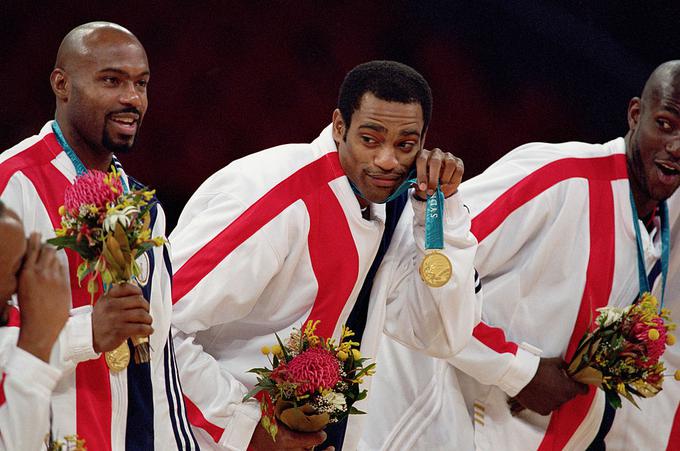 Z ameriško reprezentanco je leta 2000 osvojil zlato medaljo. | Foto: Getty Images