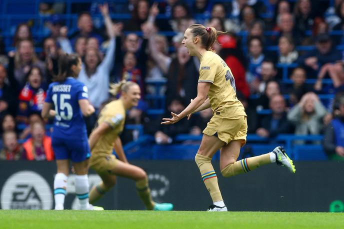 Graham Hansen Barcelona | Caroline Graham Hansen je zatreslo mrežo Chelseaja že v 4. minuti. | Foto Reuters
