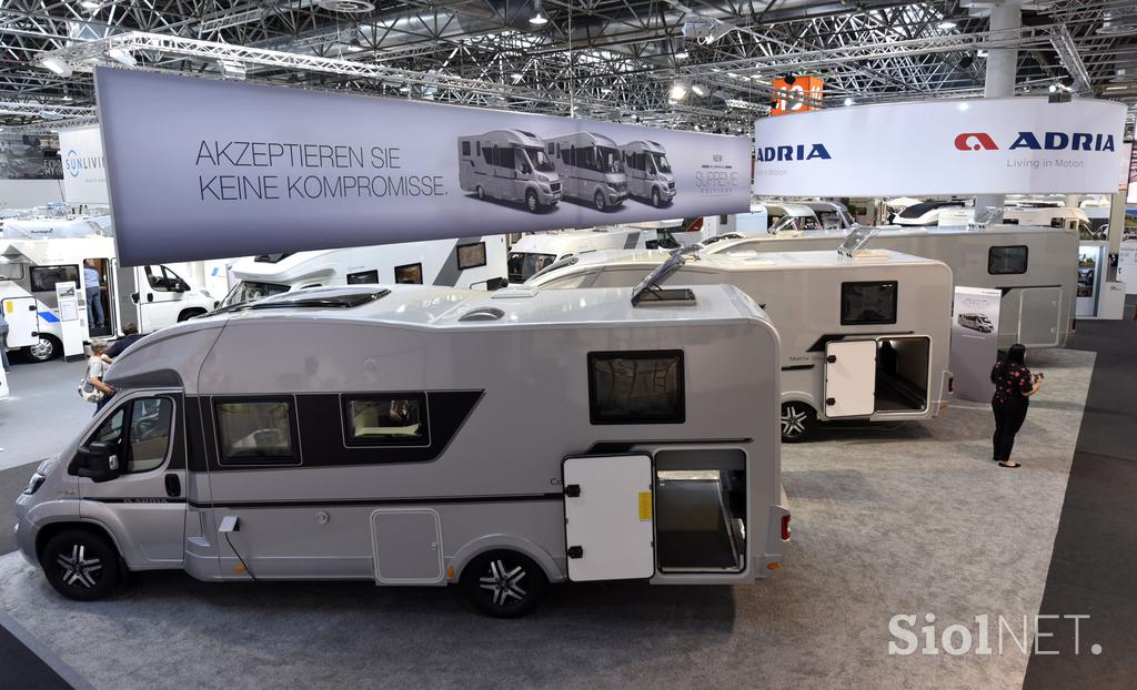 Adria Mobil na mednarodnem salonu počitniških vozil - 56. Caravan Salon Düsseldorf