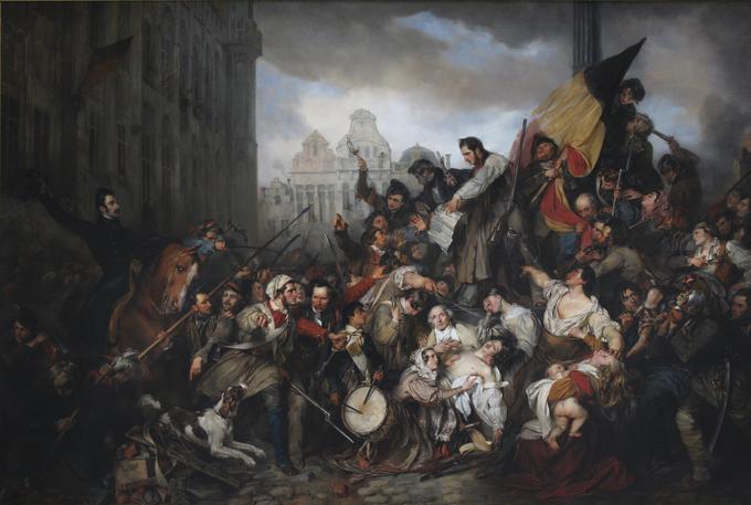 Belgijska revolucija je na evropski zemljevid postavila novo državo - katoliško kraljevino Belgijo, ki je bila pod pokroviteljstvom Velike Britanije. | Foto: commons.wikimedia.org