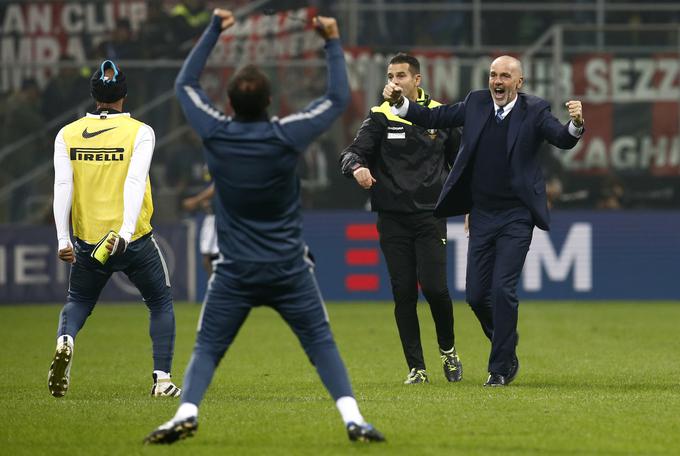 Trener Interja Stefano Pioli je videl dobre in slabe stvari, a zmaga je zmaga. | Foto: Reuters