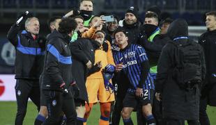 Atalanta brez Iličićeve pomoči izločila Lazio, kot zadnji v polfinale Napoli