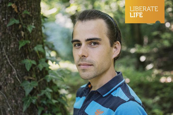 Uroš Brezavšček, ambasador projekta Liberate Life. | Foto: 