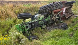 Na območju naselja Pance umrl voznik traktorja