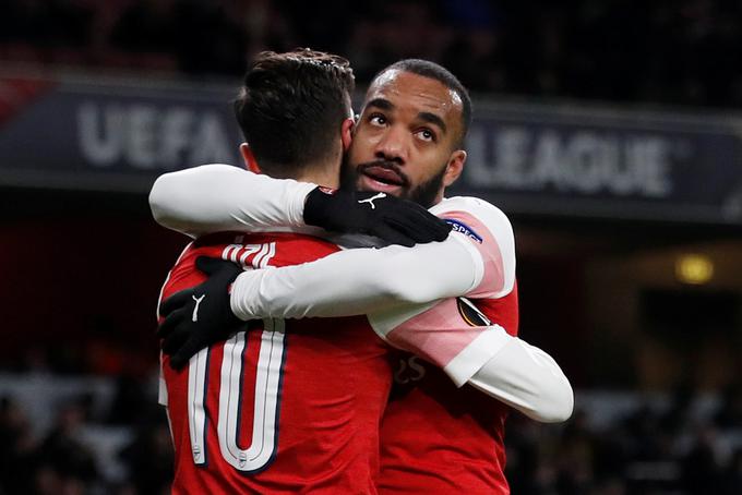 Arsenal je eden največjih favoritov za osvojitev evropske lige. | Foto: Reuters