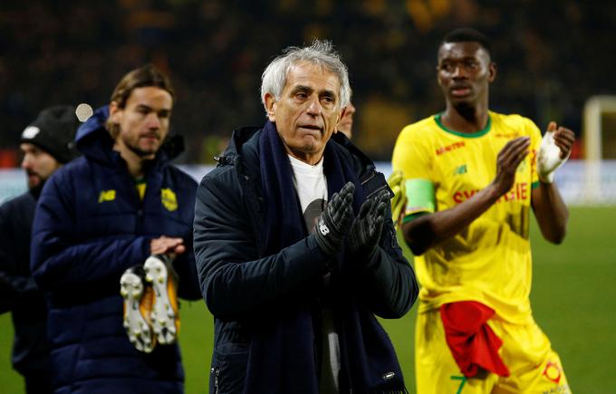 Trener Nantesa Vahid Halilhodžić Reneju Krhinu ni podal priložnosti za nastop. | Foto: Reuters