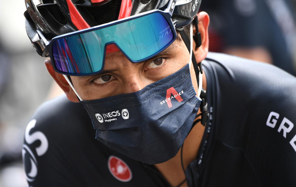 Egan Bernal | Kolumbijski šampion Egan Bernal je zdrsnil na tretje mesto v skupnem seštevku letošnjega Toura. | Foto Reuters