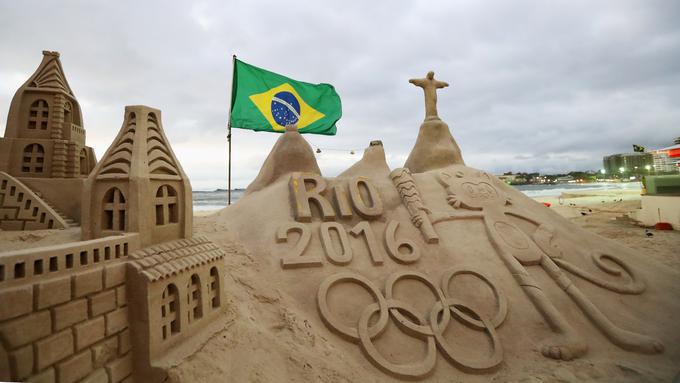 Na znameniti brazilski plaži Copacabana nastajajo zanimive peščene skulpture. | Foto: 