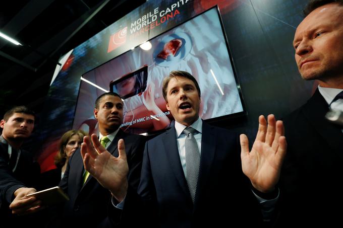 Robert Strayer na lanskem največjem dogodku mobilnih komunikacij Mobile World Congress v Barceloni | Foto: Reuters