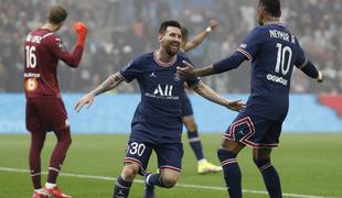 Messi debitiral na velikem francoskem derbiju