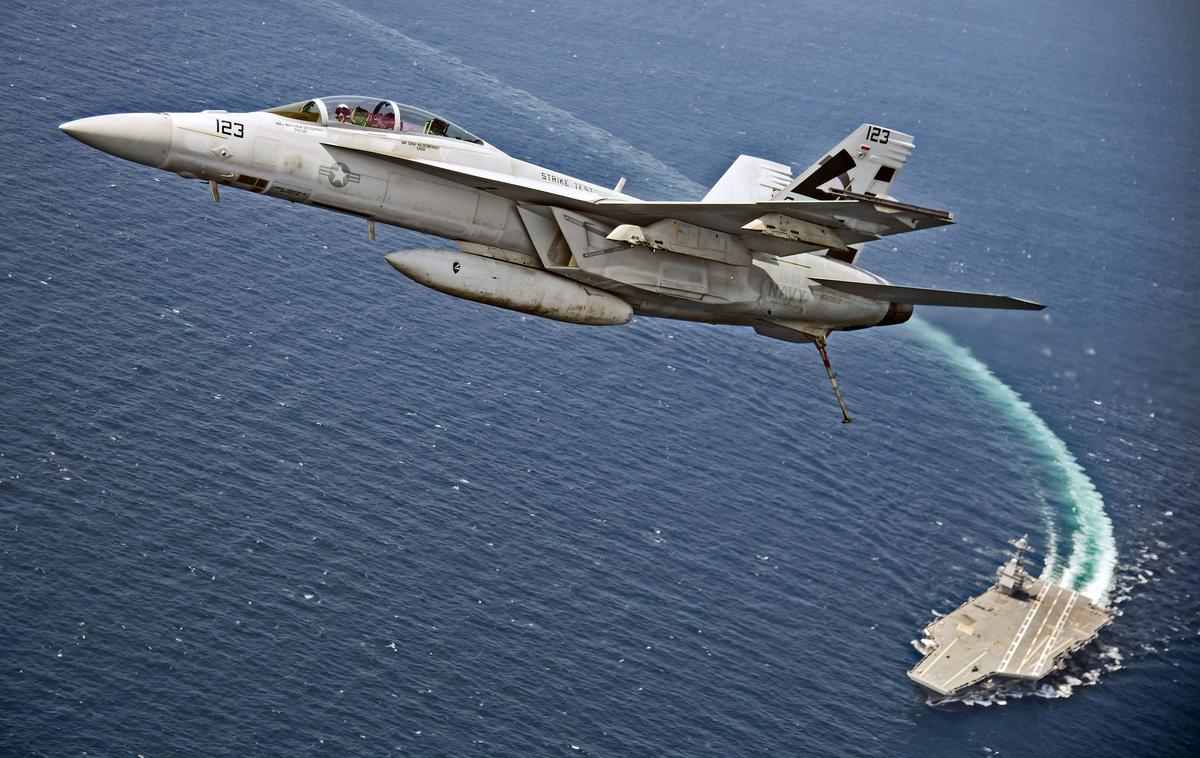 Test letalonosilka Gerald R Ford | Foto Mornarica ZDA