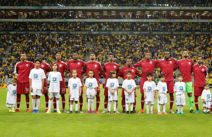 Povabljeni Katar je pred začetkom južnoameriškega pokala odigral prijateljsko tekmo proti Braziliji in izgubil z 0:2. | Foto: Reuters