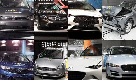 Euro NCAP: Osem najvarnejših avtomobilov leta 2015 (video)