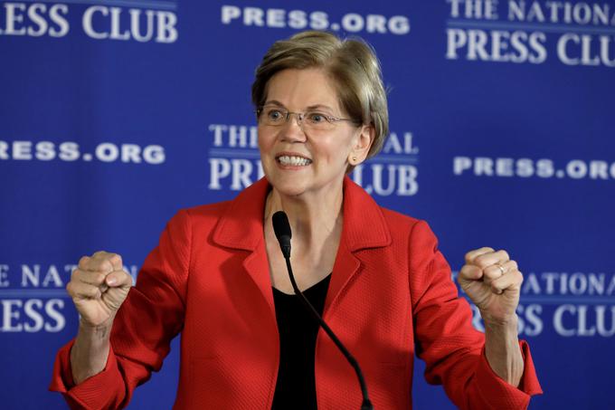 Warrenova je lani nekaj časa celo vodila v anketah med demokratskimi predsedniškimi kandidati. | Foto: Reuters
