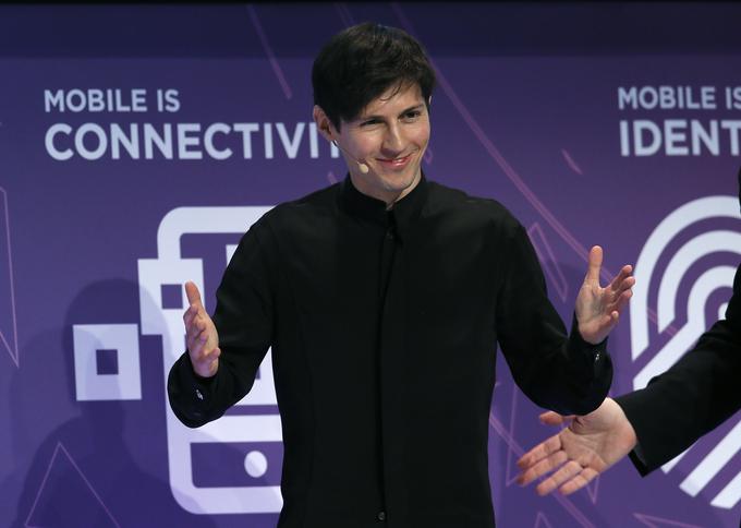 Ustanovitelj podjetja in storitve Telegram Pavel Durov, ki je zapustil svojo domovino Rusijo, ves čas vztraja, da bo zavrnil vsak poskus državnih varnostnih služb za pridobivanje enkripcijskih ključev dostopa do vsebine, ki si jo uporabniki izmenjujejo. | Foto: Reuters