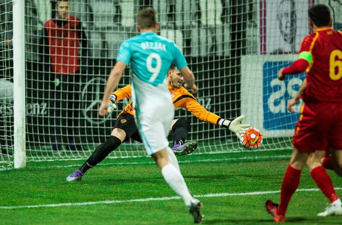 Edini gol za Slovenijo je dosegel marca letos na prijateljski tekmi proti Makedoniji. | Foto: Vid Ponikvar