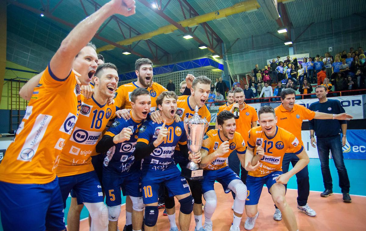 ACH Volley OK Merkur Maribor | Odbojkarji ACH Volleyja so prišli do tretje zaporedne pokalne lovorike. | Foto Žiga Zupan/Sportida