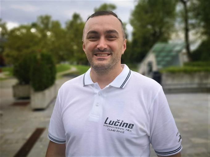 Primož Tavčar, predsednik organizacijskega odbora dirke v Lučinah | Foto: Gregor Pavšič