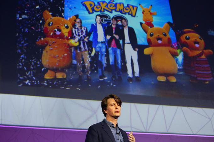 Mobilna igra Pokemon Go je izšla 6. julija 2016. Izdalo jo je podjetje Niantic, ki ga vodi John Hanke (na fotografiji). | Foto: Reuters