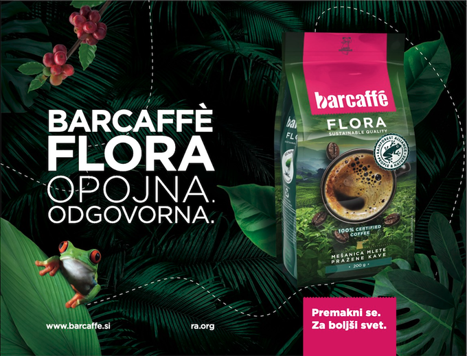Barcaffe Flora je pakirana v do okolja prijazni foliji, ki ne vsebuje aluminija. | Foto: Atlantic Grupa d.d.
