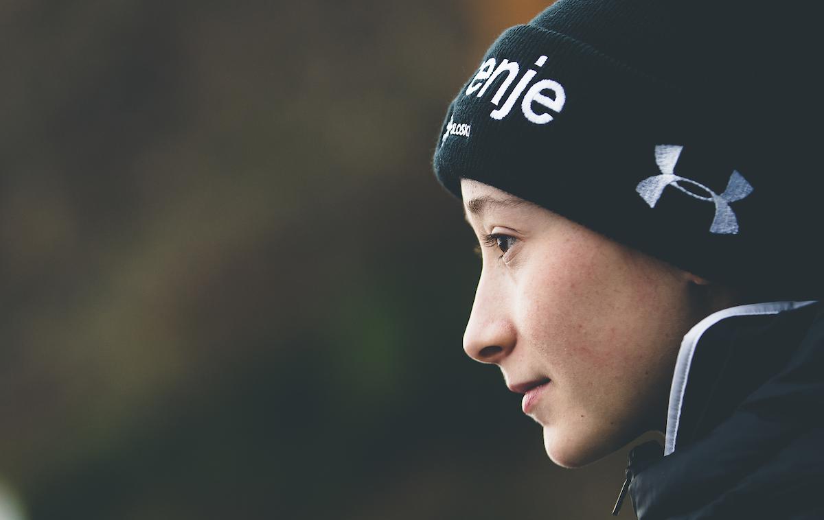 Nika Prevc Skakalke trening Kranj | Nika Prevc je dvakratna mladinska svetovna prvakinja. | Foto Grega Valančič/Sportida