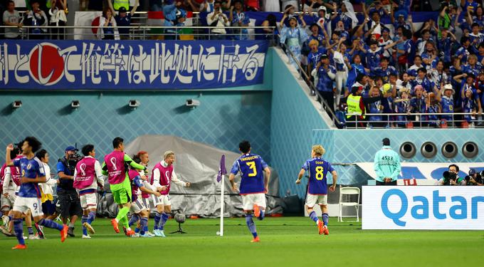 Japonci so presenetljivo osvojili prvo mesto v skupini E. | Foto: Reuters