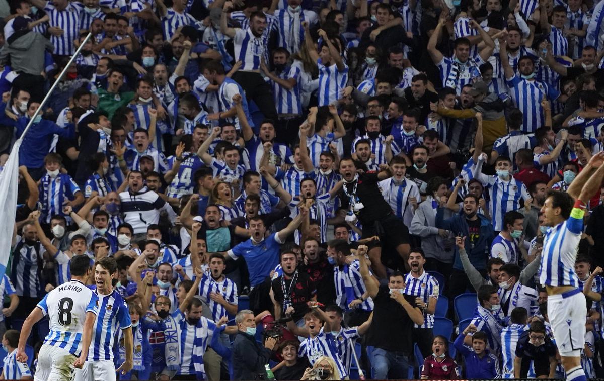 Real Sociedad | Real Sociedad se je po tesni, a toliko bolj sladki zmagi nad Mallorco, povzpel na prvo mesto. | Foto Reuters