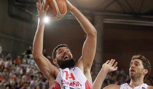 Hud udarec za Špance ob začetku priprav na EuroBasket