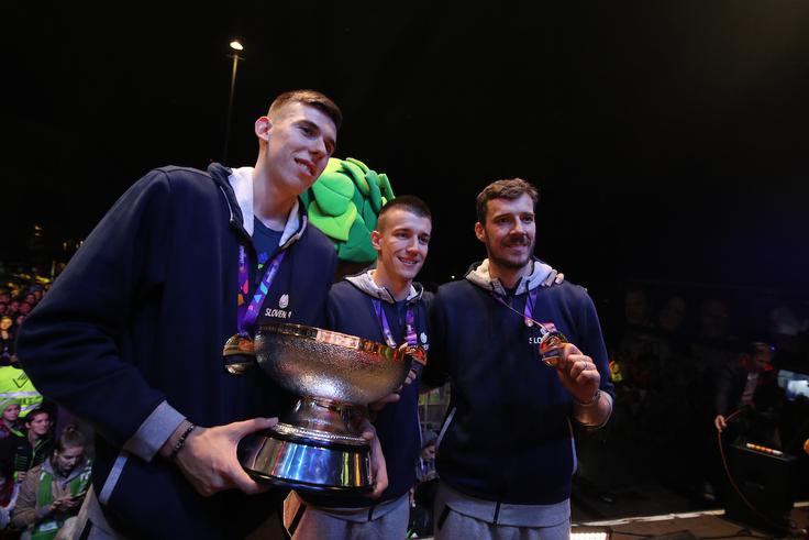 Kongresni trg sprejem eurobasket 2017 Kongresni trg sprejem eurobasket 2017 | Foto: Matic Klanšek Velej/Sportida