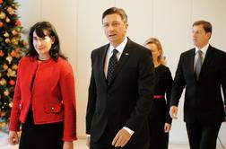 Pahor na sprejemu diplomatskega zbora tudi o uveljavljanju arbitražne sodbe