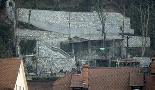 Ljubljančani se čudijo: kdo gradi v zavetju Ljubljanskega gradu #foto #video