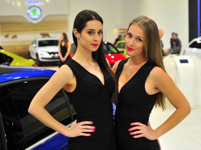 Obiskovalce bodo tudi na avtomobilskem salonu v Ljubljani pozdravljala brhka slovenska dekleta. | Foto: Gregor Pavšič
