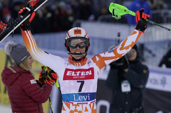 Petra Vlhova | Petra Vlhova je zmagovalka uvodnega slaloma sezone v Leviju. Slovakinji finsko prizorišče zelo ustreza, tu slavi že šesto zmago. | Foto Guliverimage